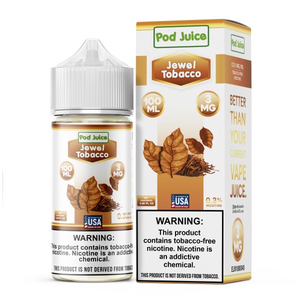 Pod Juice Synthetic Jewel Tobacco 100mL